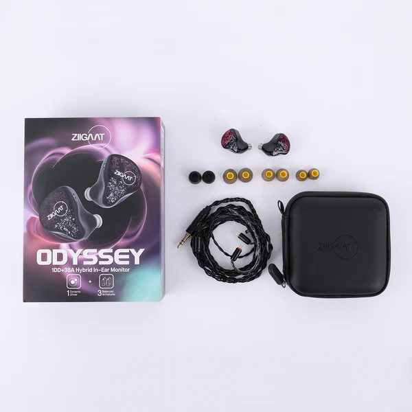 ZiiGaat Odyssey  1DD+3BA Hybrid IEM