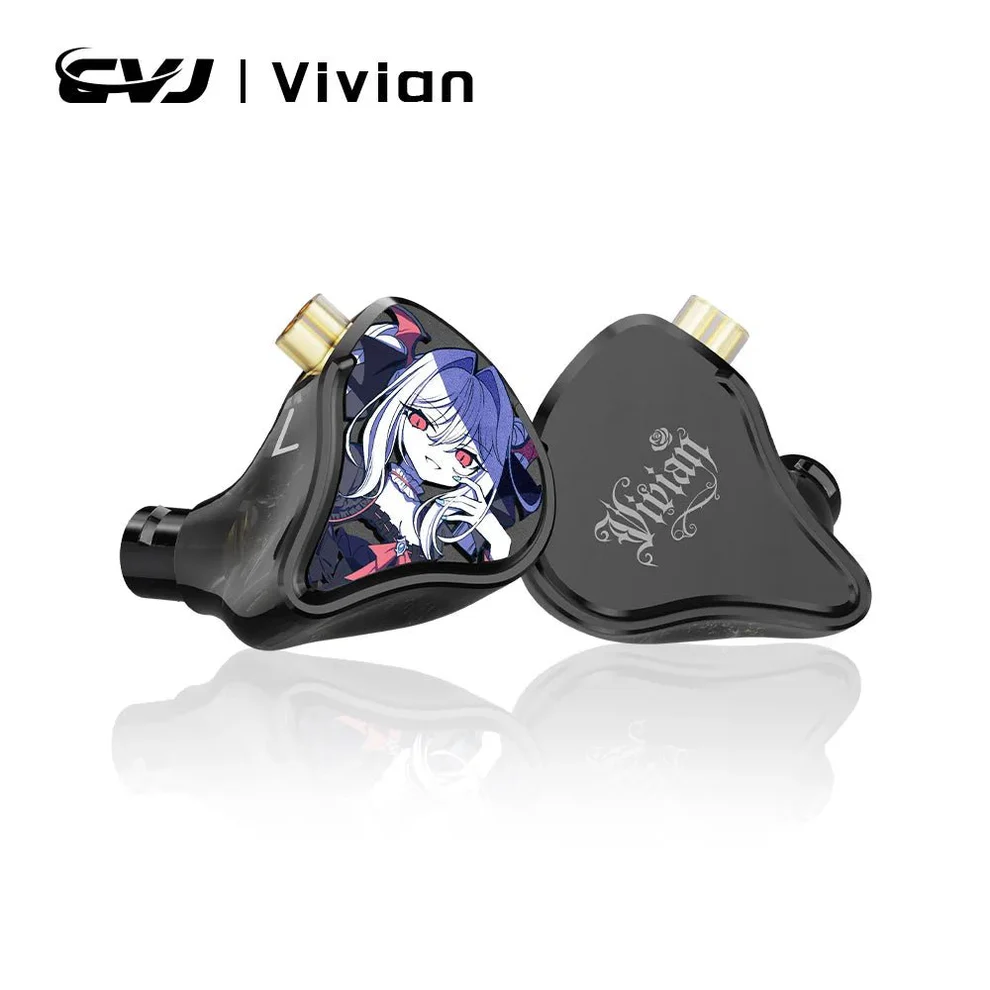 CVJ Vivian 10mm Dual Magnetic Driver In-Ear Earphones