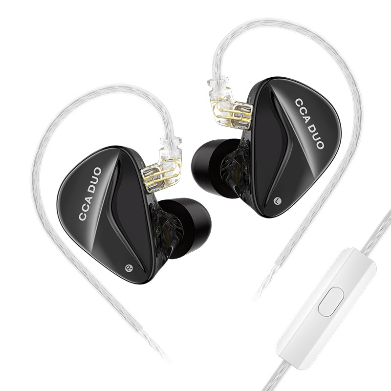 CCA DUO Dual Dynamic IEM Impeccable Professional Acoustic Signature