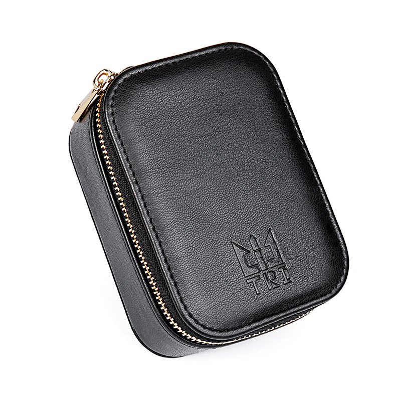 TRI Xuanwu Case PU Large Zippered Earphone Storage Case