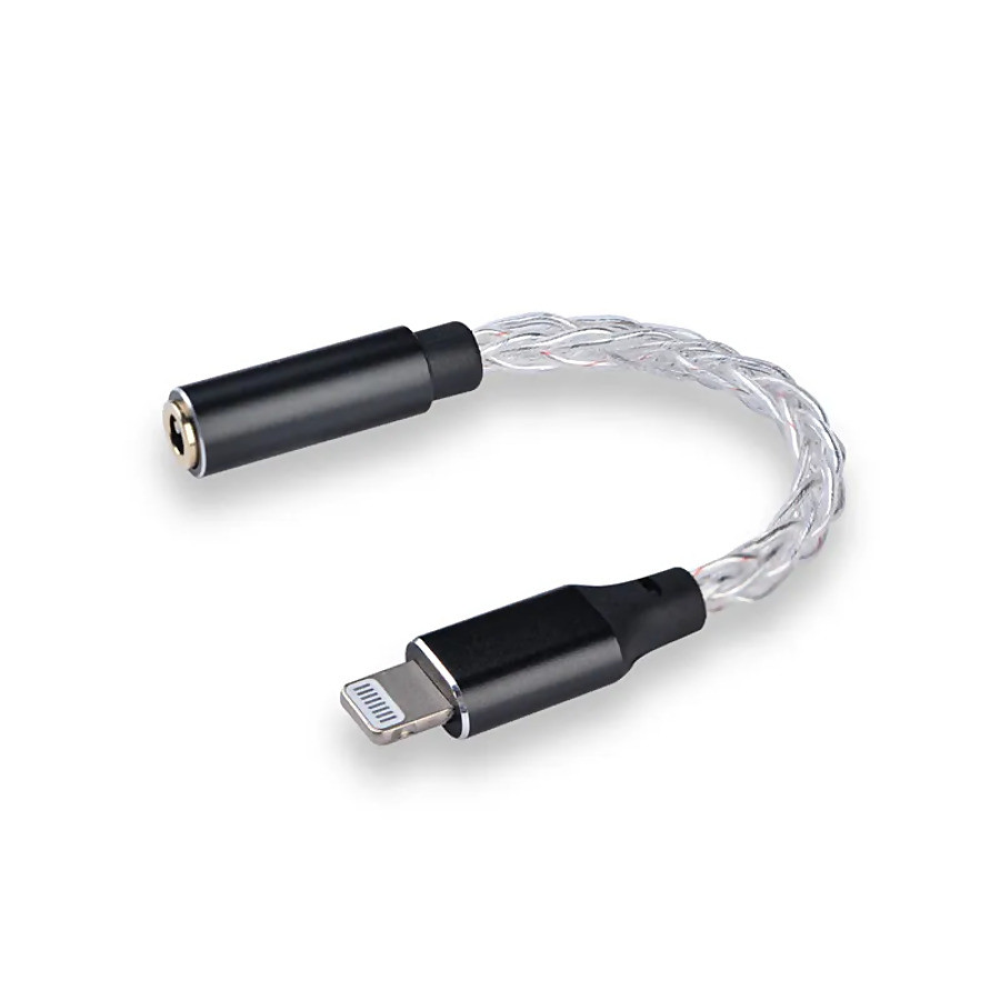 JCALLY JM08L HiFi IEM Amplifier 3.5mm To Lightning Adapter with MFI Certified