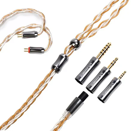 Kinera Gleipnir Pro 6N OCC Gold Plated + Silver Plated Earphone Cable