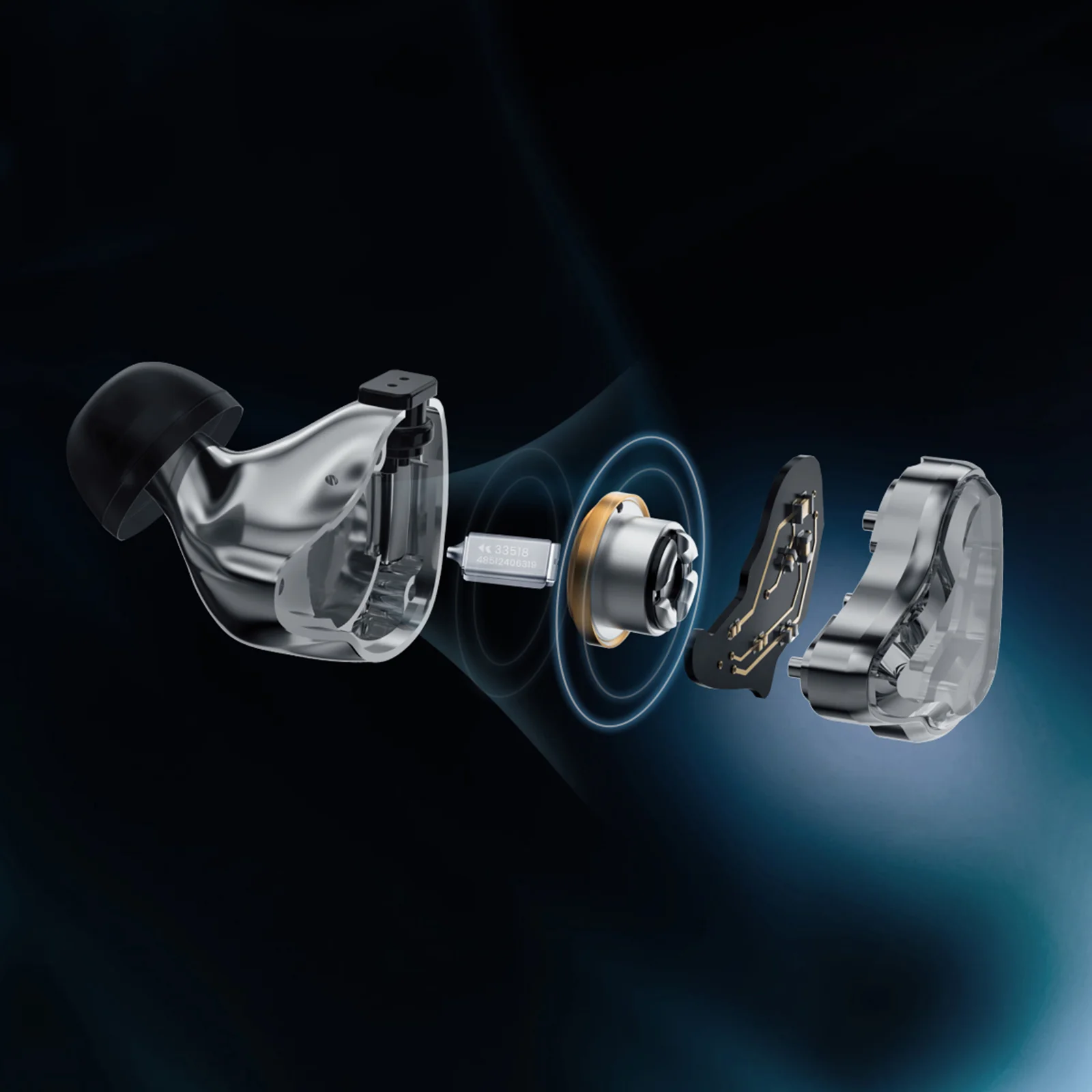 iKKO OH10S 10mm Dual-Magnet Titanium-Coated DD+Knowles 33518 BA