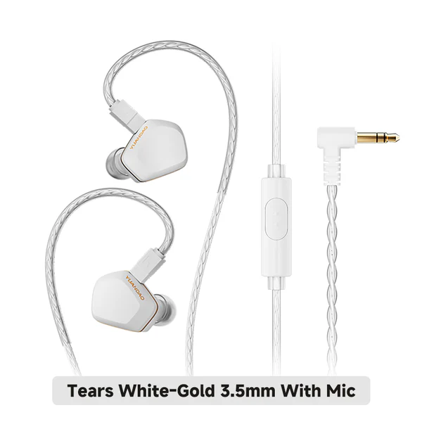 NICEHCK Tears HiFi IEM 10mm Dual Mag Circuit High-Flux DD ABS Shell Replaceable 2Pin 3.5mm/Type-C Plug