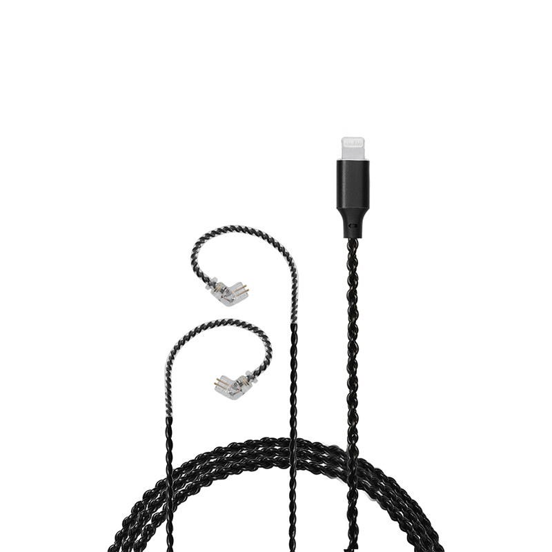 JY LT4 Lightning Upgrade Cable 4 Core 5N OFC with Mic